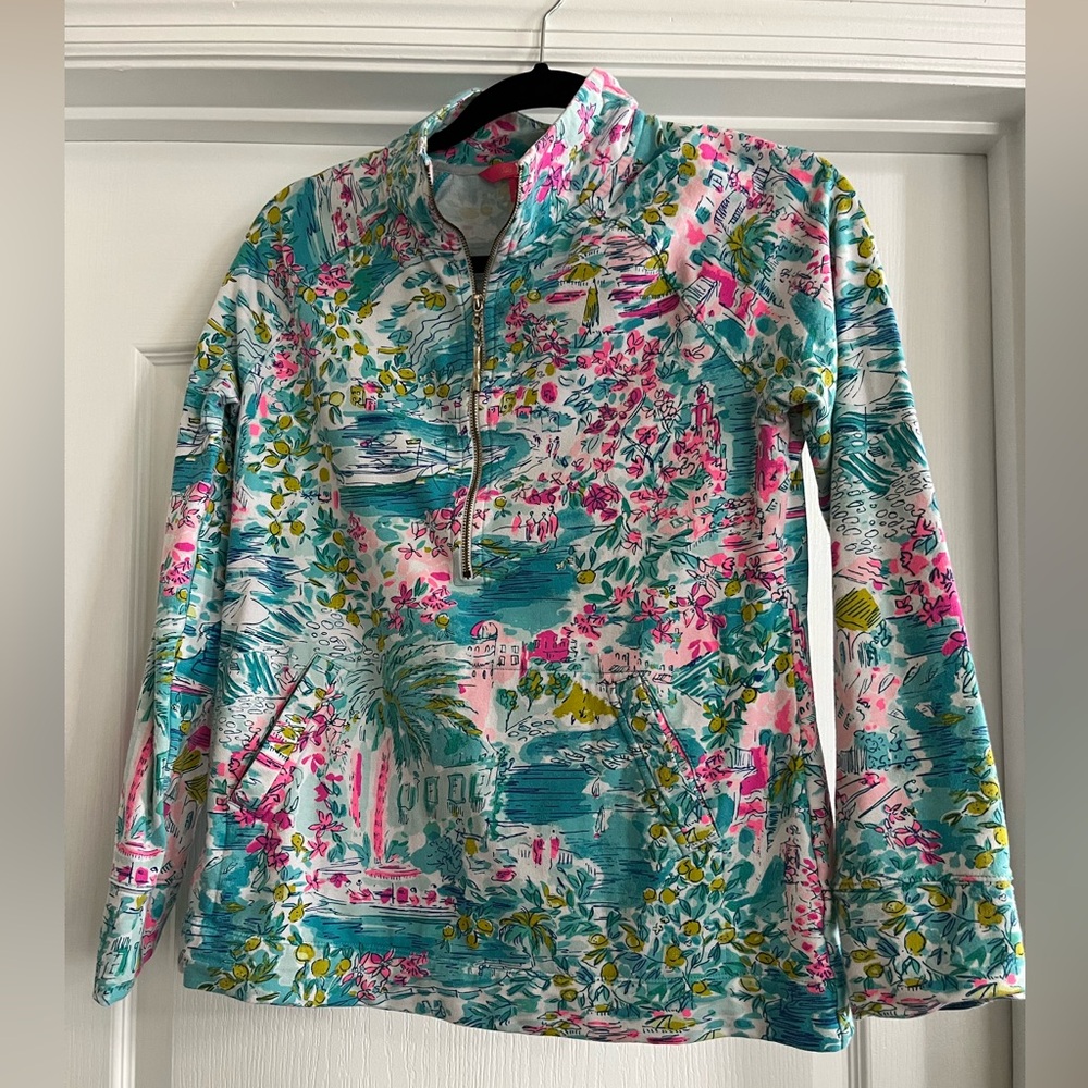 Lilly Pulitzer UPF 50+ Skipper Popover - Postcards from Positano